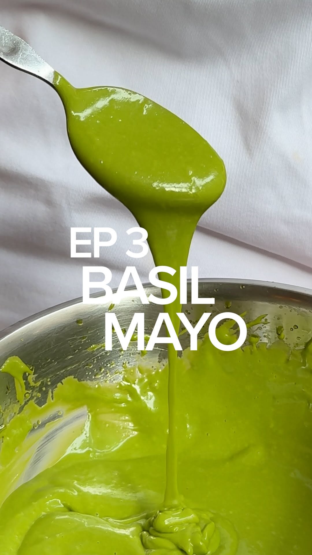 Vibrant Fresh Basil Emulsion by Ben Lippett