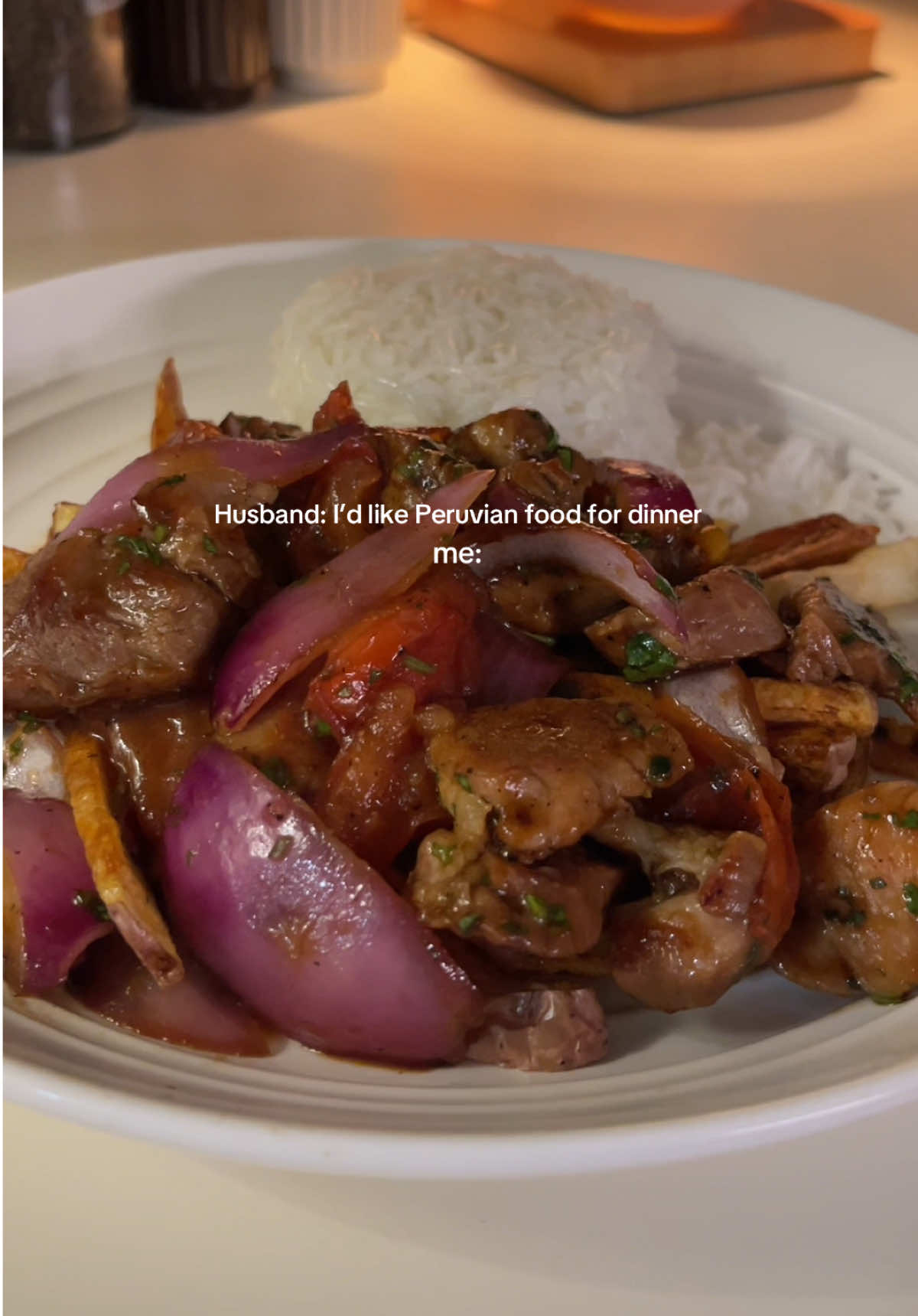 Peruvian Lomo Saltado by Cristiiicarrillo