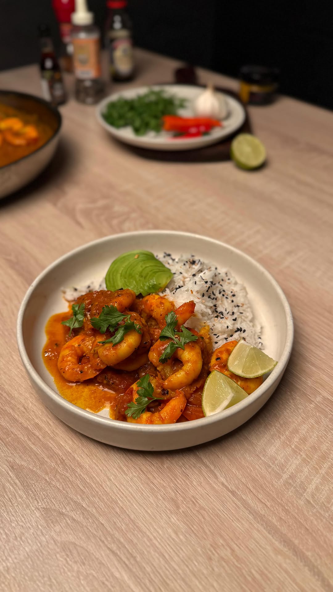 Orange Shrimp Curry with Cherry Tomatoes by Tanerxaydin