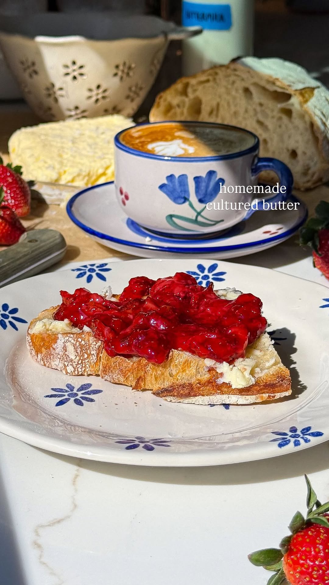 Homemade Cultured European Style Butter by Lauren Sephton Bright Moment Co
