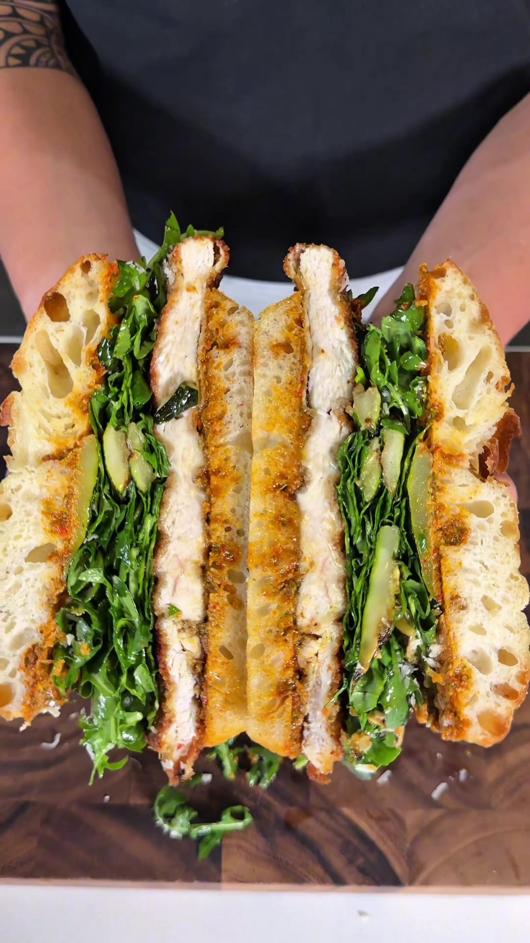 Classic Chicken and Red Pesto Sandwich by Dansfoodforthought