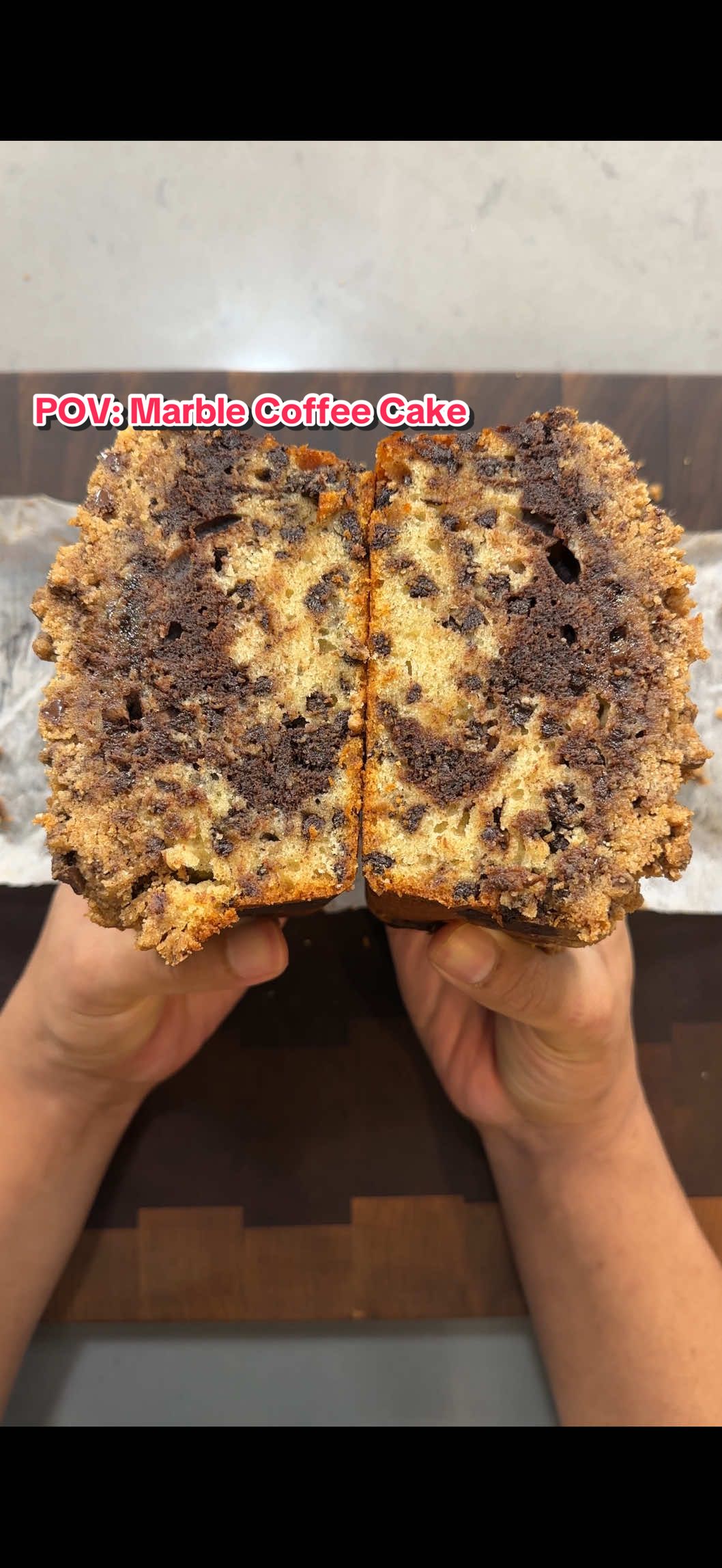 Marble Coffee Loaf Cake by Youknwbrandon