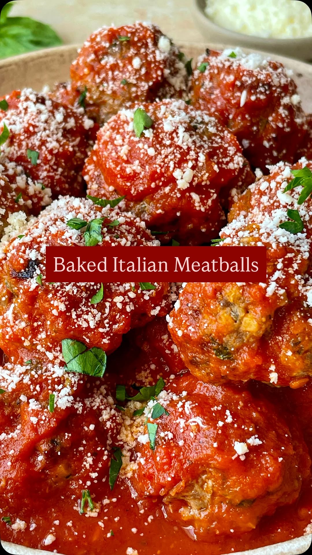 Baked Italian Meatballs by Thechowdown