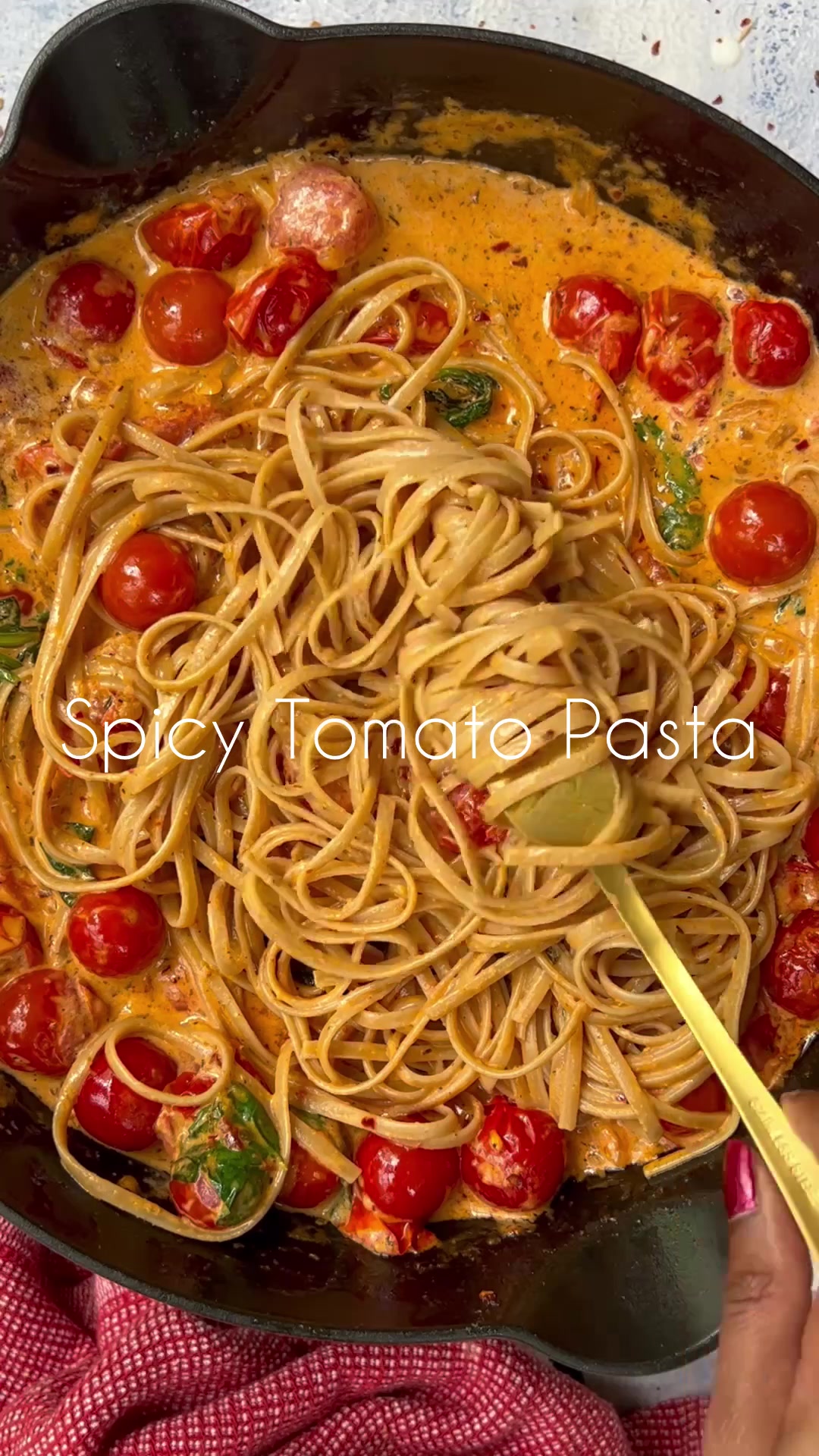 Spicy Tomato Pasta by Flavorsnlife