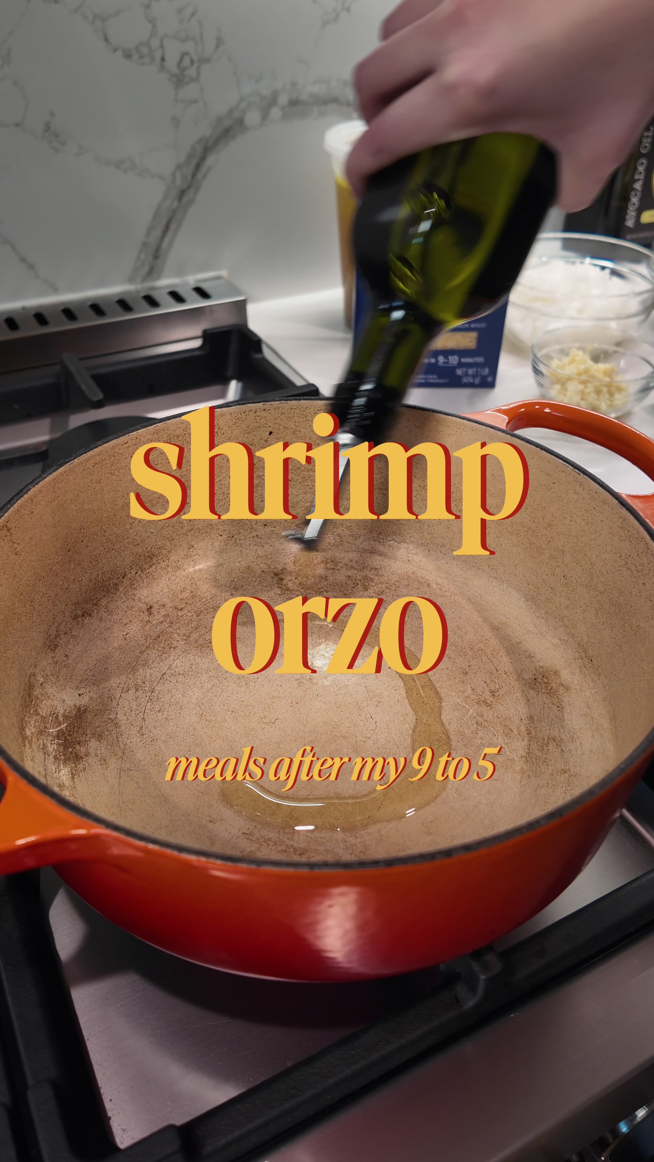 One-Pot Shrimp and Mushroom Orzo by Blssm C