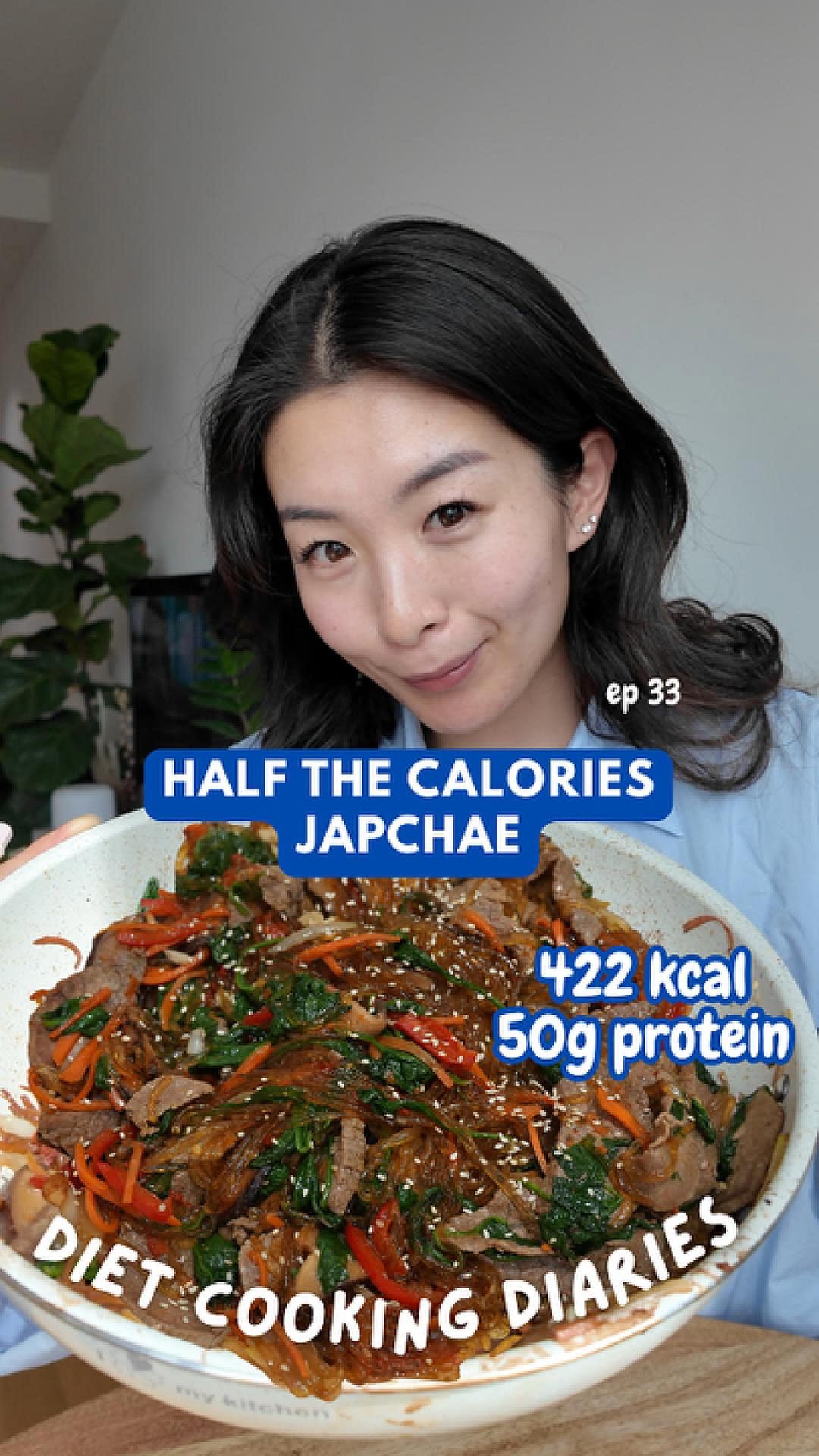 Low-Calorie Kelp Noodle Japchae by Lillychilioil
