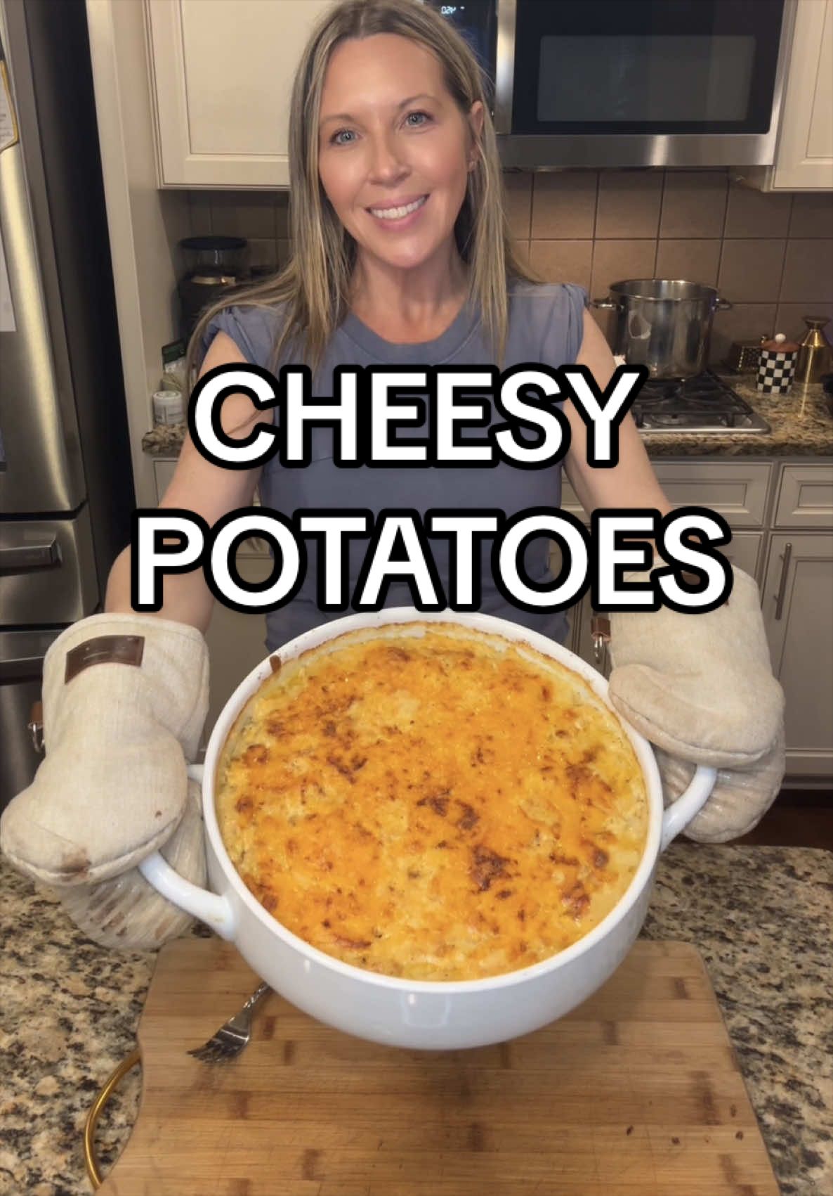 Creamy Homemade Cheesy Potatoes by Peacelovedough