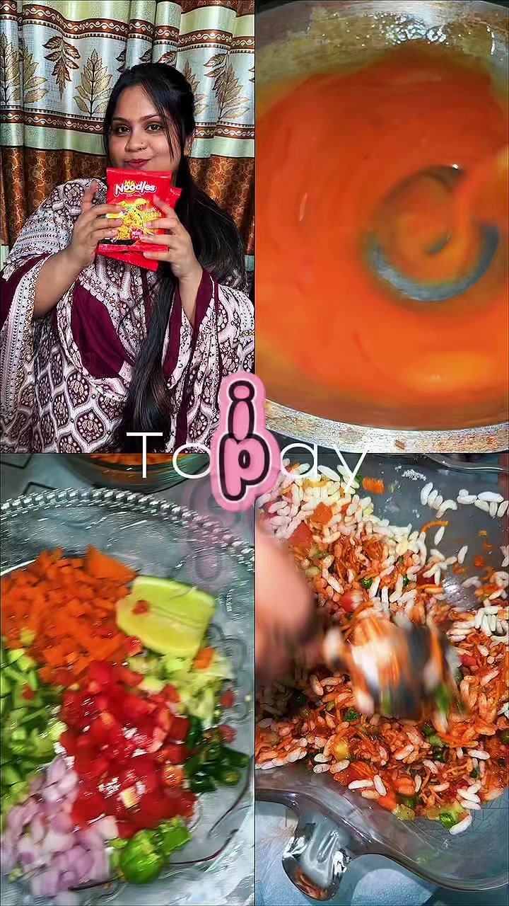 Nepali Gilo Chatpat with Fried Noodles by Tanhatrisha8