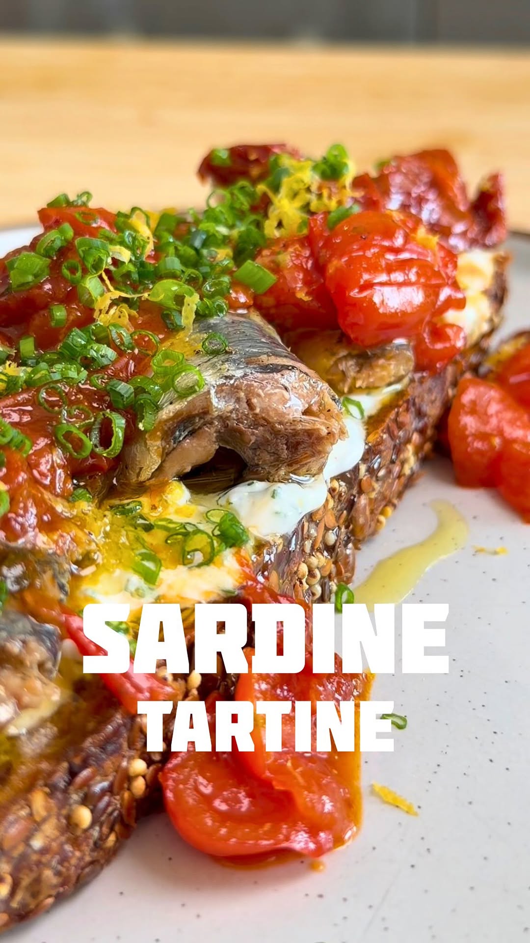 Sardines on Toast with Skyr Tartare by Lucas Vallecillos