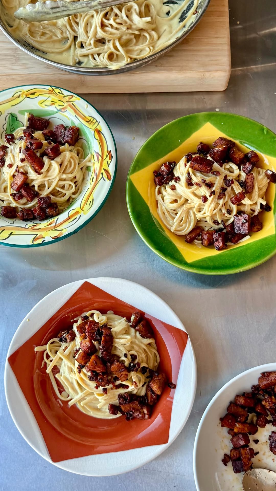 Plant-Based Tempeh Carbonara by Sepps