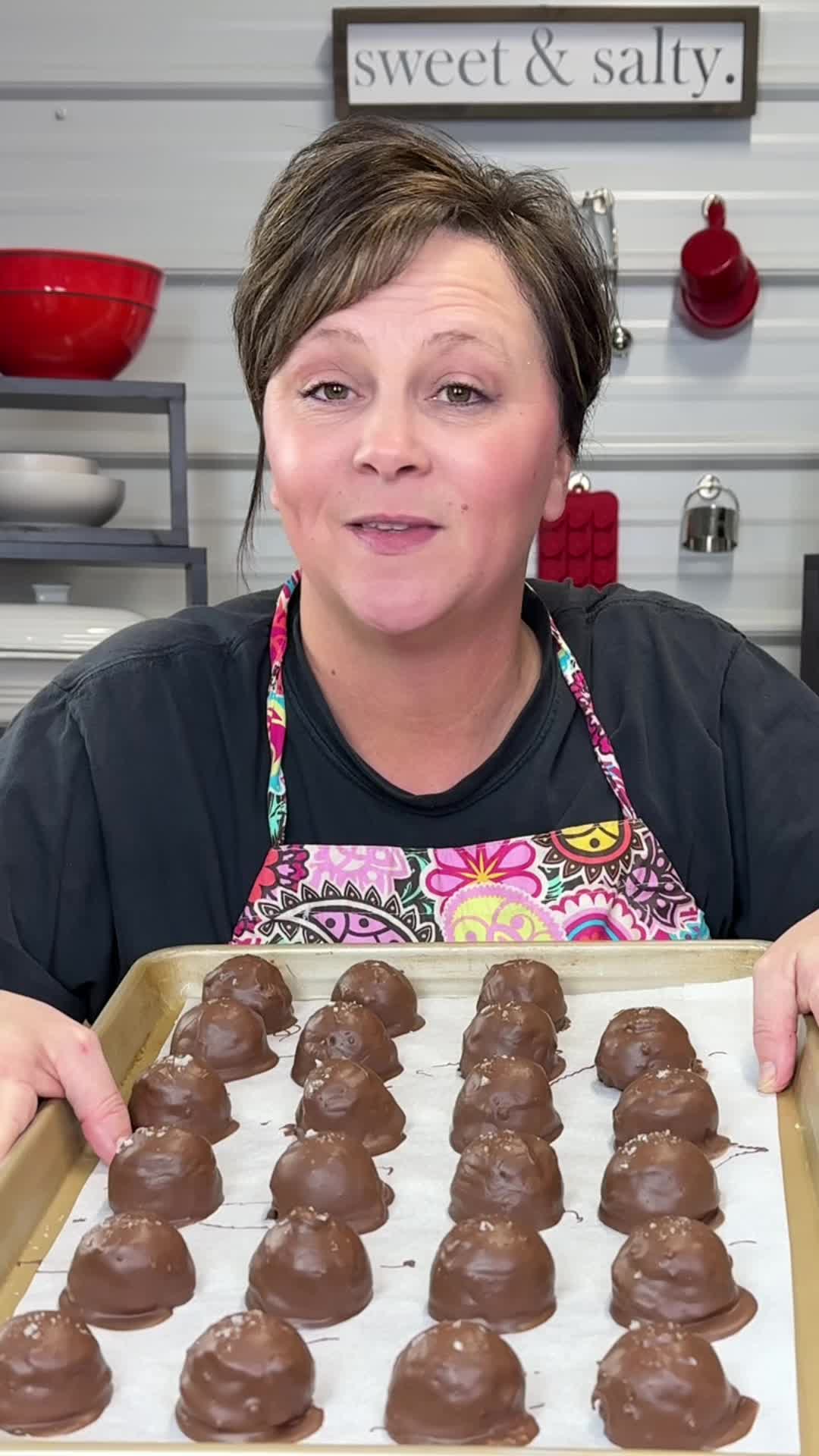 Holiday Peanut Butter Balls by Savoryspoonnc