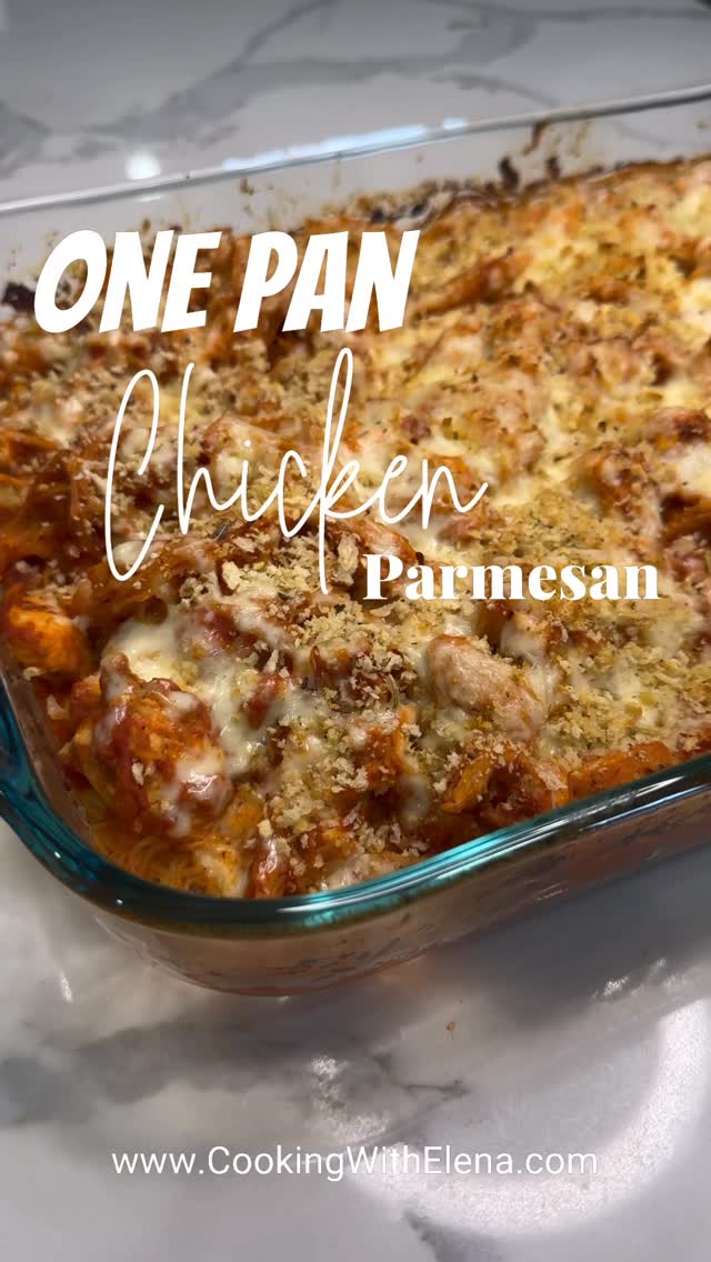 Easy One-Pan Chicken Parmesan Bake by Stress Free Recipes