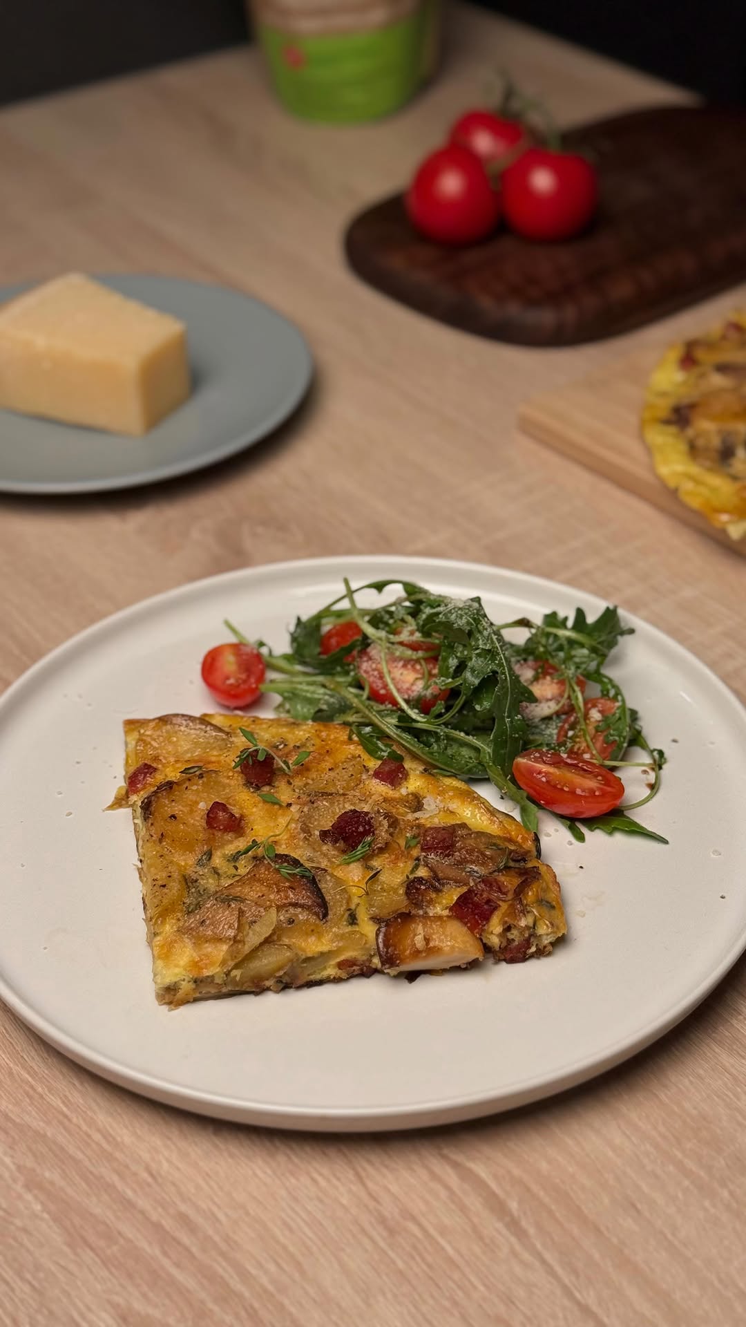 Spicy Salsiccia Frittata with Roasted Potatoes by Tanerxaydin