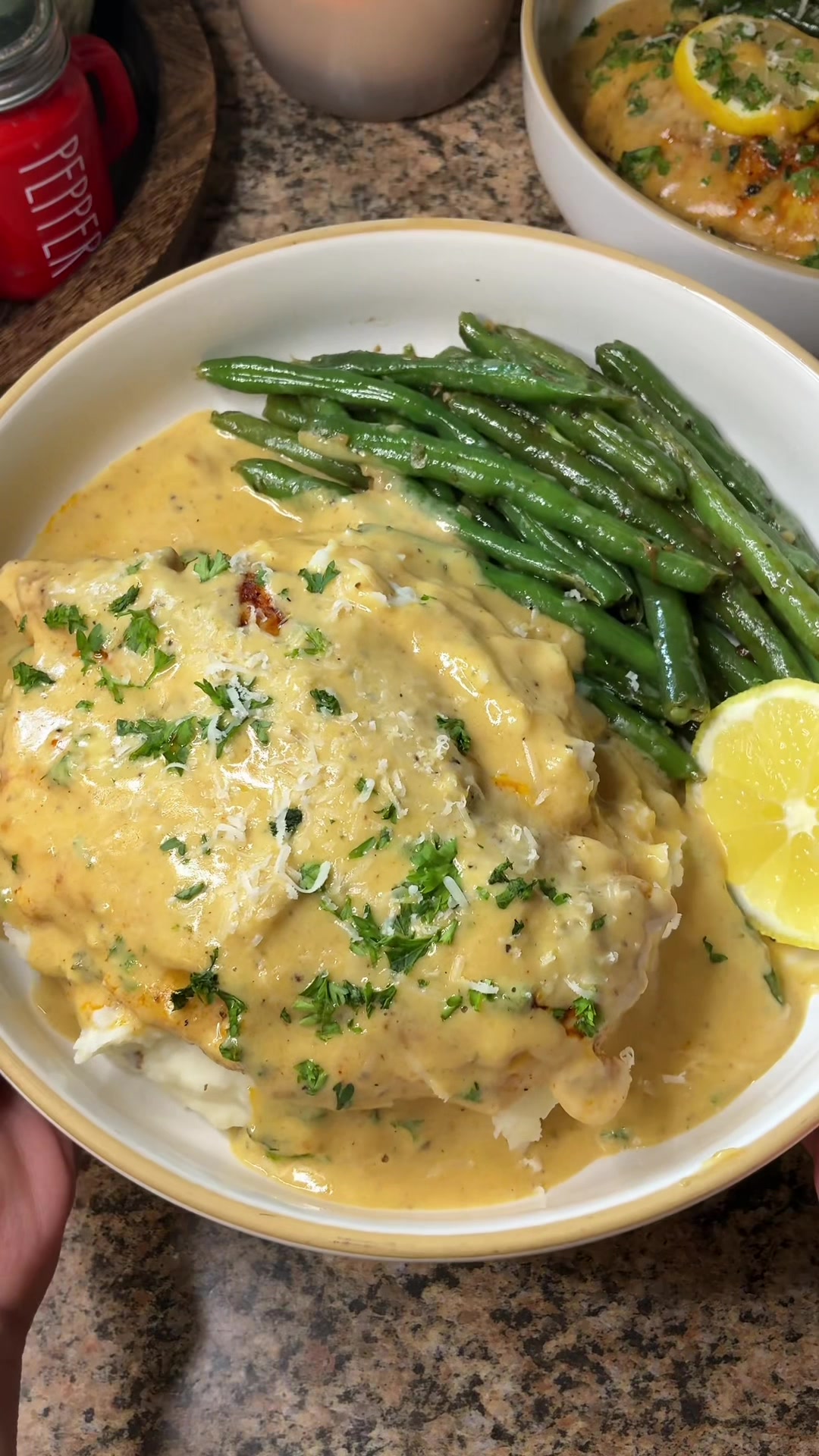 Creamy Lemon Garlic Chicken by Whatsmomcookin
