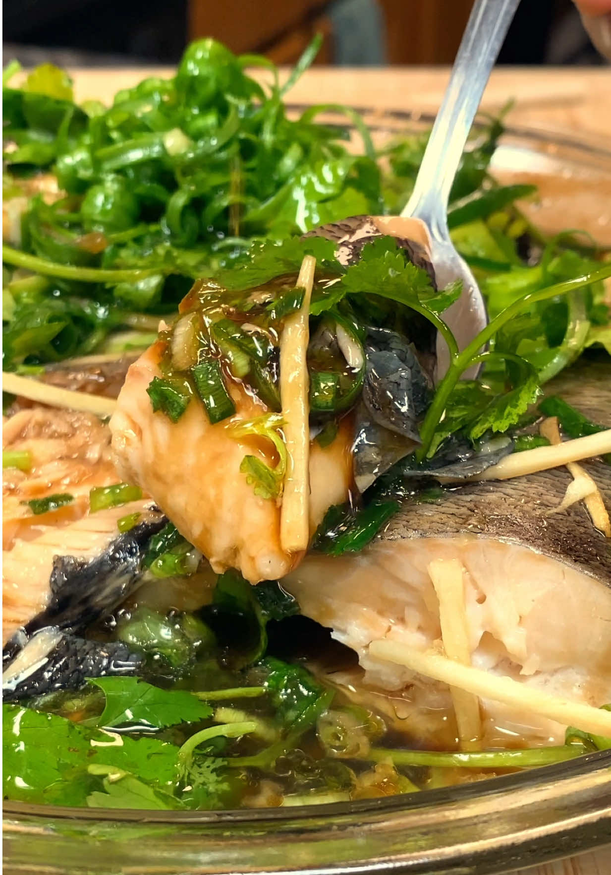 Traditional Cantonese Steamed Trout by Andngaaaa