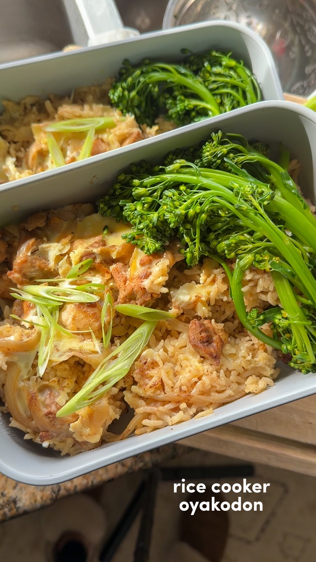 Rice Cooker Oyakodon by Girlfromcalifornia