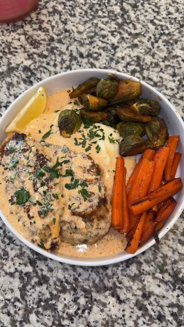 Creamy Garlic Chicken Dinner by Cookinwithmegg