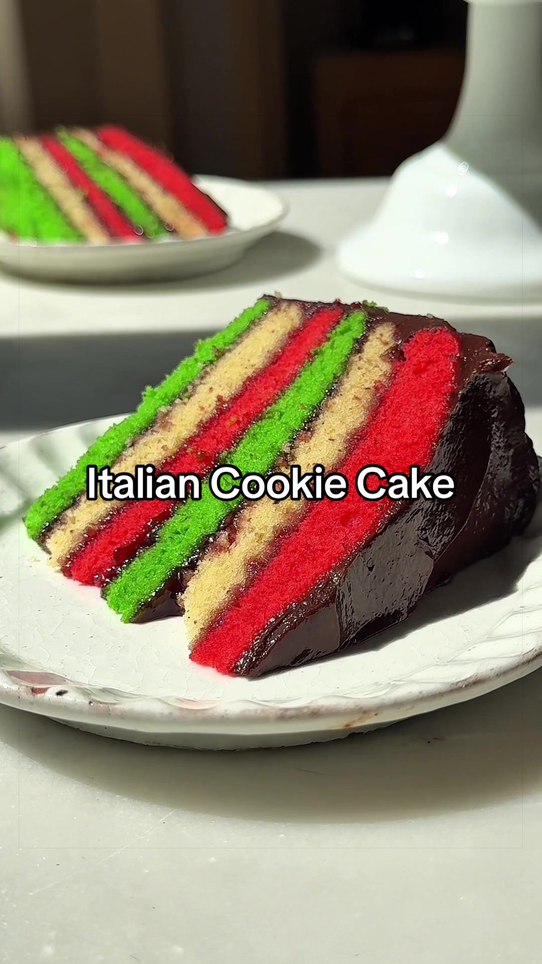 Italian Rainbow Cookie Layer Cake by Bromabakery
