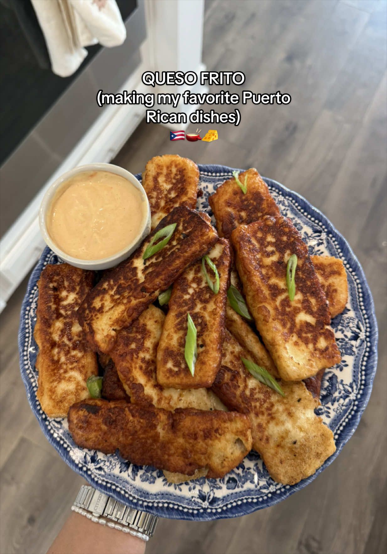 Puerto Rican Queso Frito by Elizabethwu