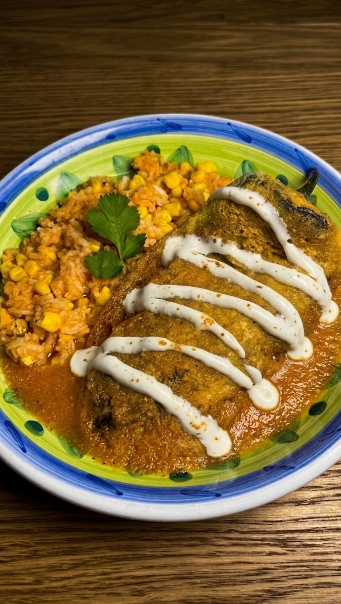 Shrimp-Stuffed Chiles Rellenos by Carlosrogz
