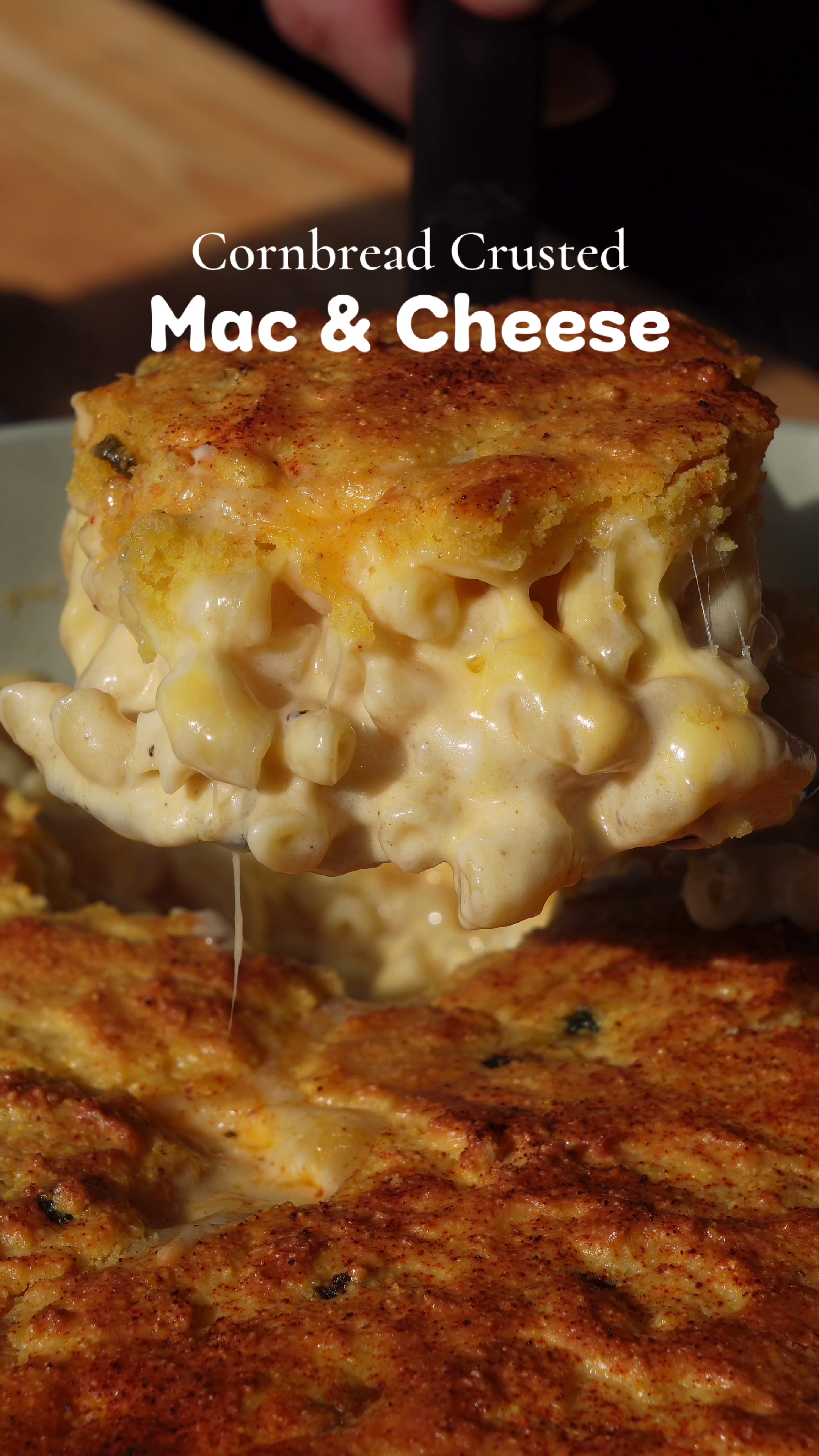 Jalapeño Cornbread-Crusted Mac and Cheese by Platesbykody