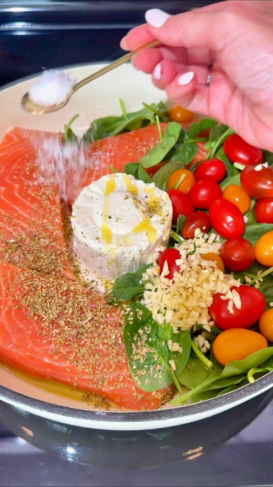 One-Pan Salmon Boursin Pasta by Sarahaven