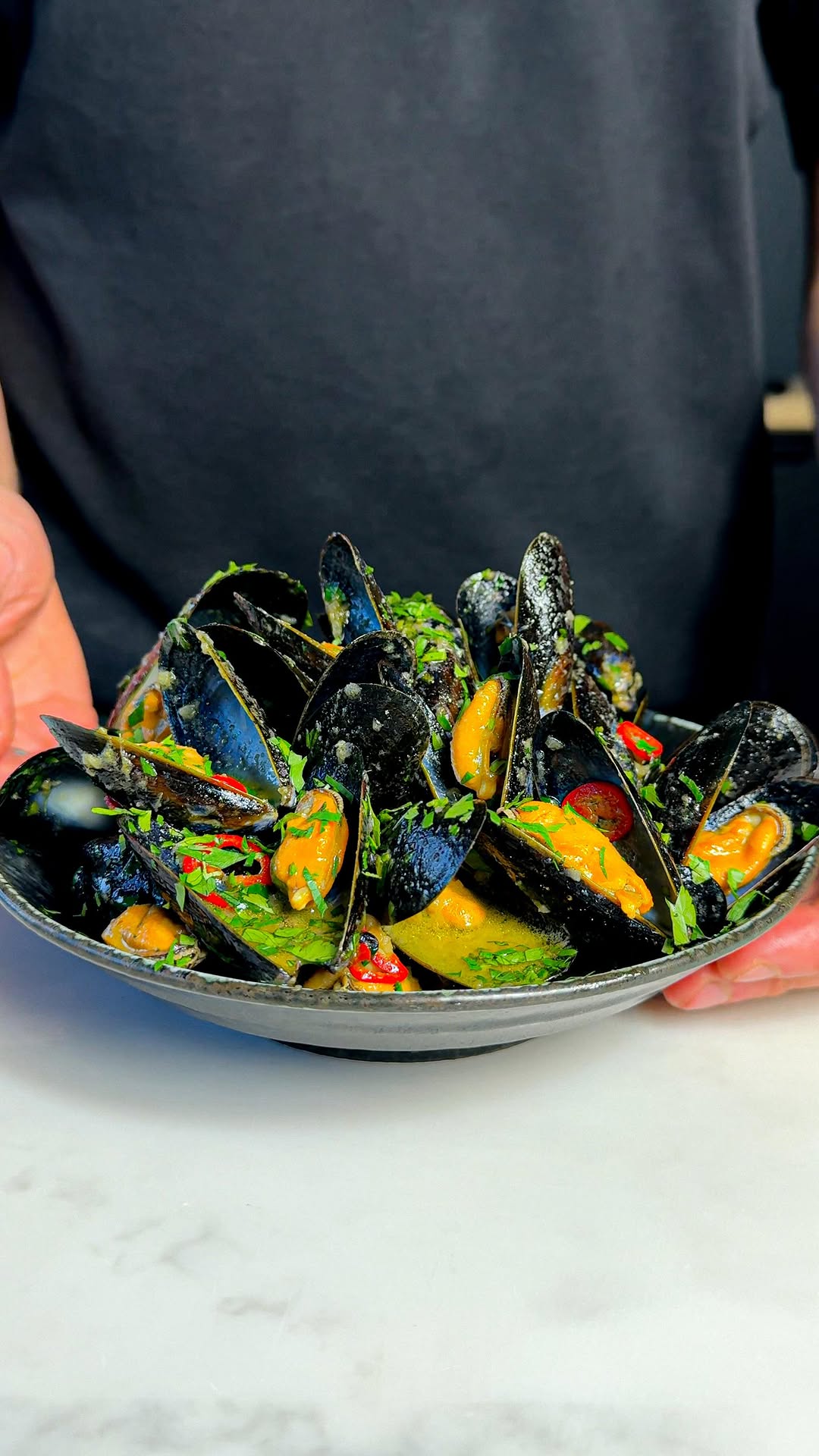 Thai Green Curry Moules-Frites by Sam Way