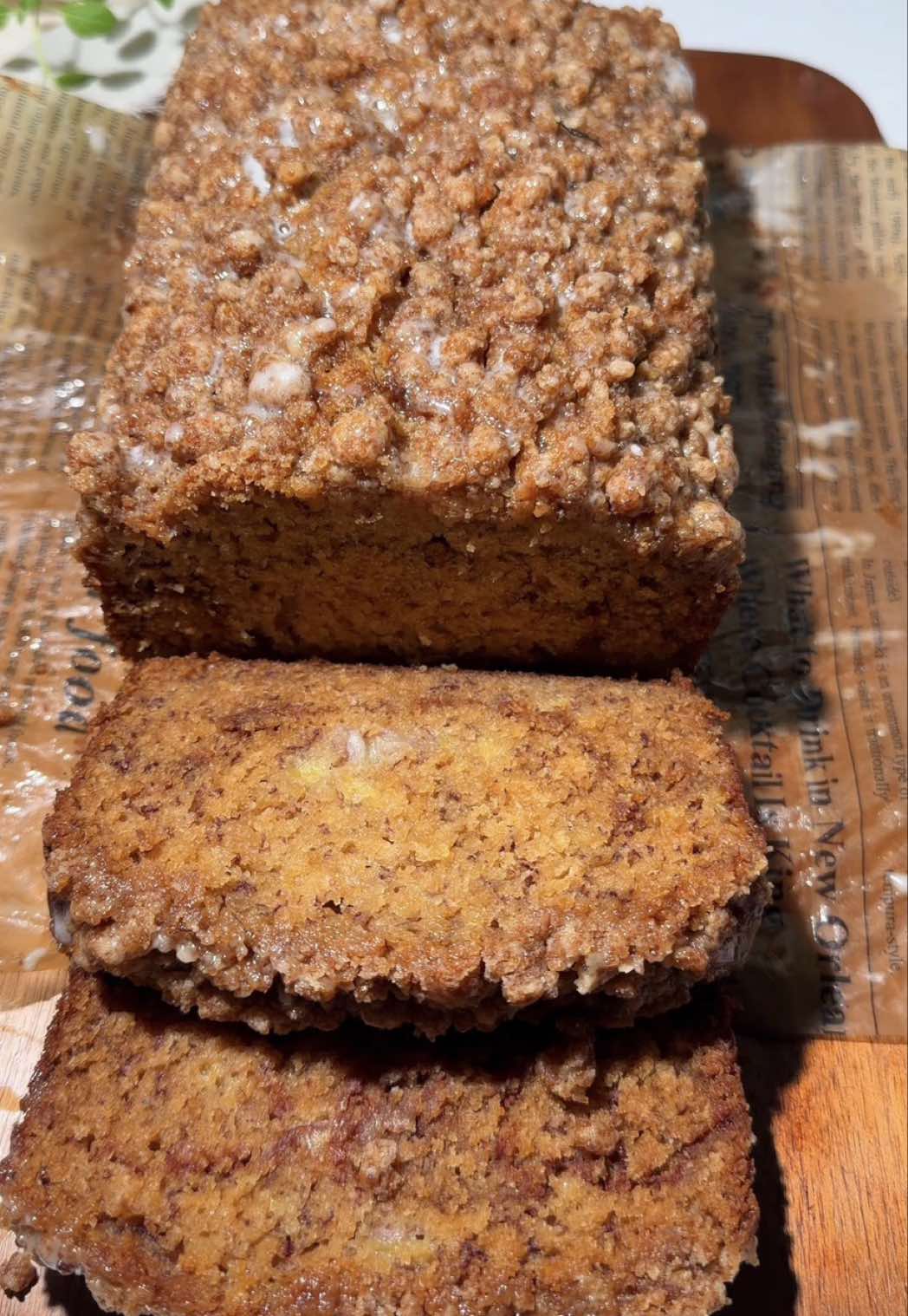 Banana Bread Coffee Cake With Streusel by Thesapor