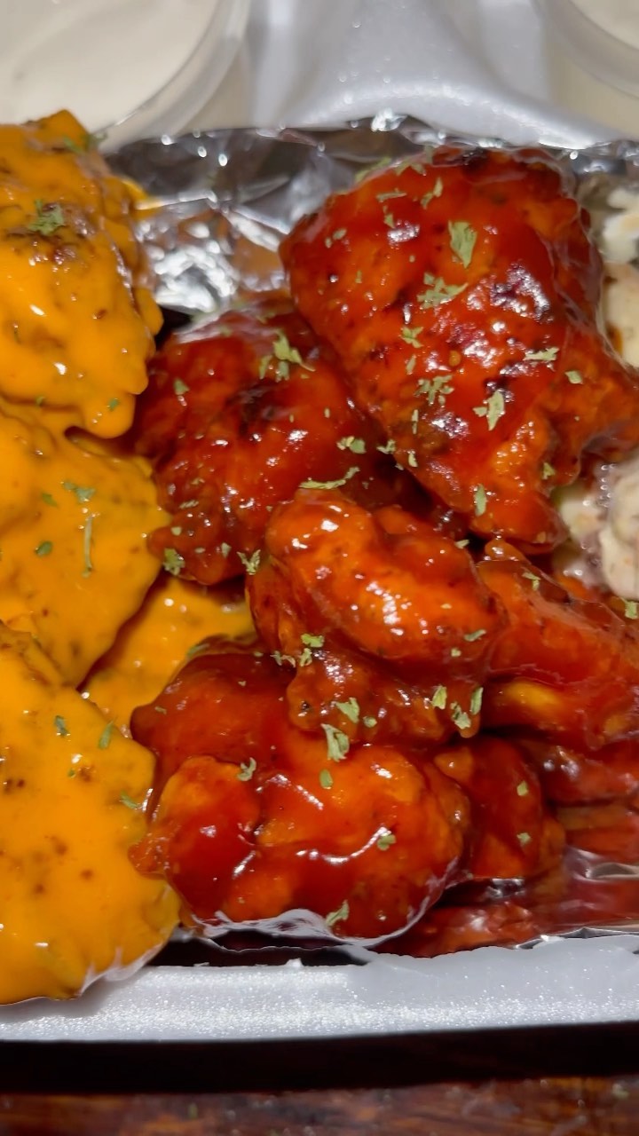 Homemade Boneless Wings With Three Sauces by Goodeats5200