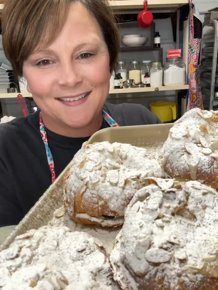 Bakery-Style Almond Croissants by Savoryspoonnc