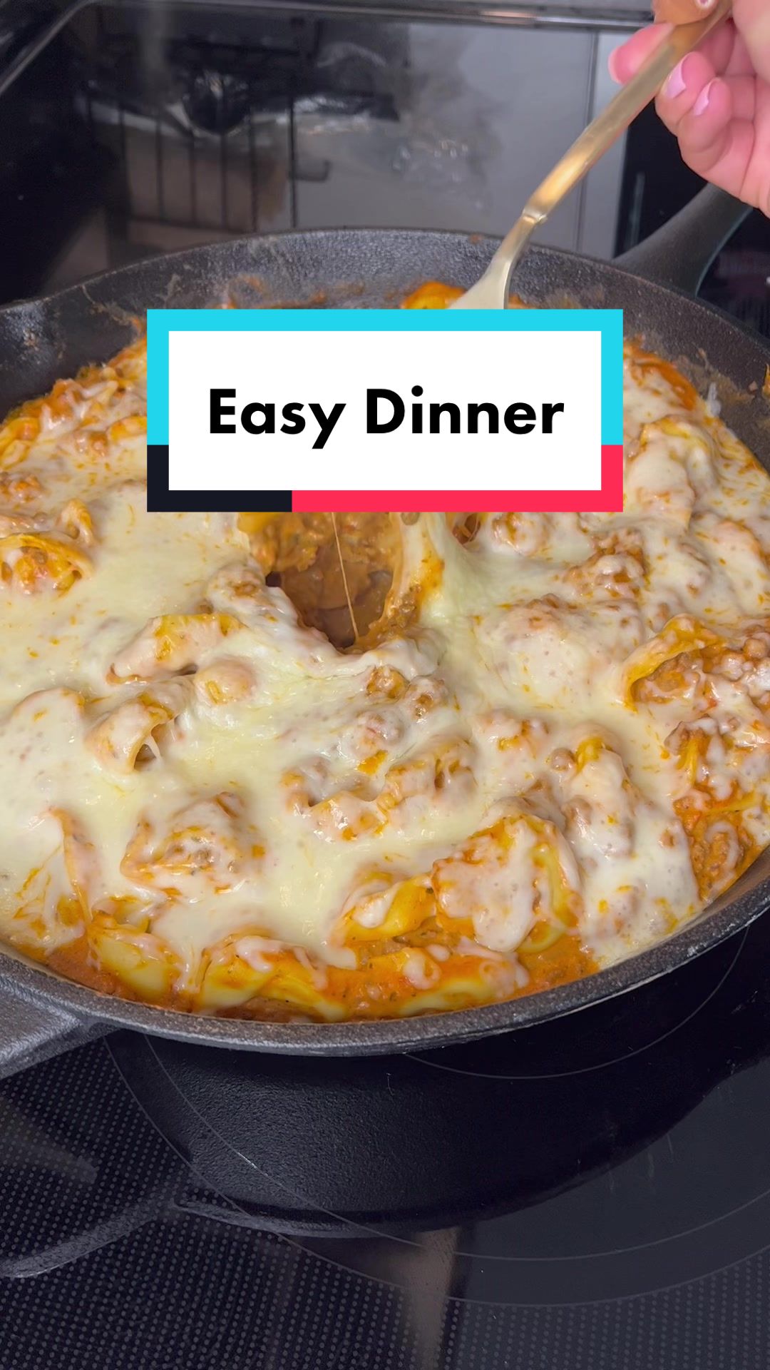 Creamy Tortellini Skillet by Mealsandmunchies
