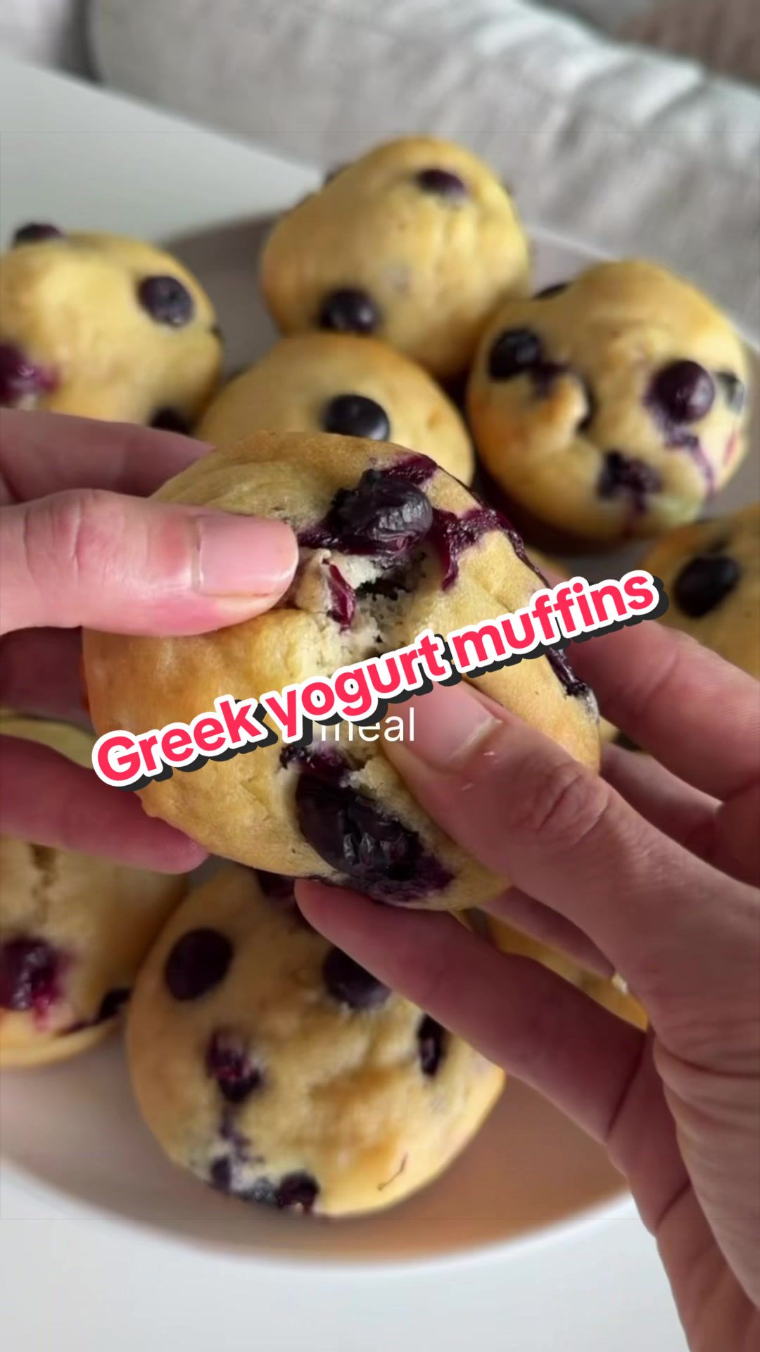 Greek Yogurt Blueberry Muffins by Nourishedbynic