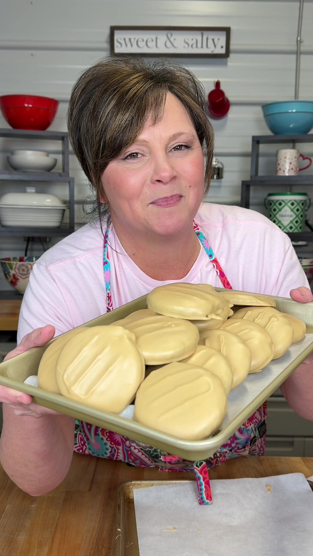 White Chocolate Dipped Biscoff Cookies by Savoryspoonnc