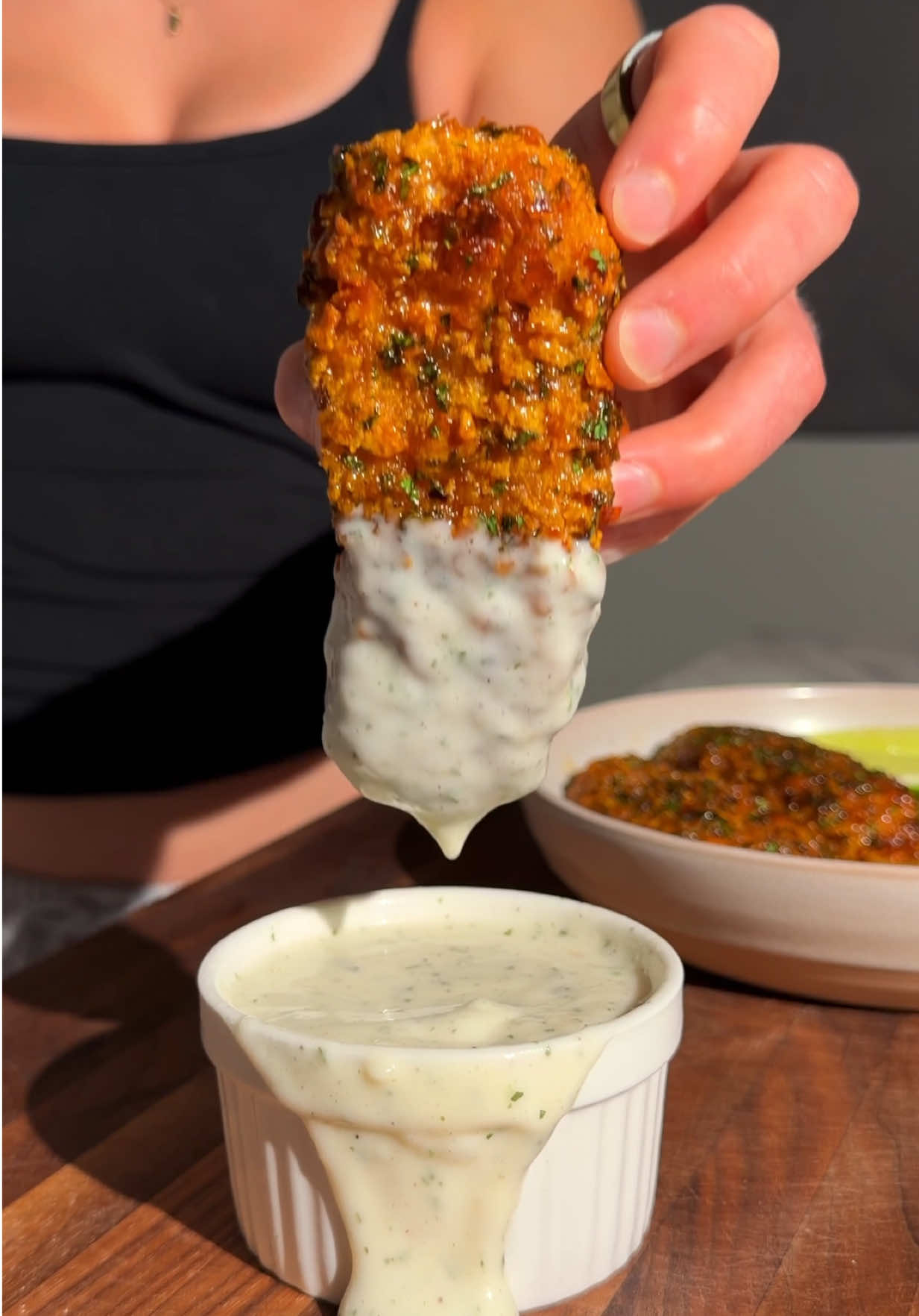 Cilantro Lime Tofu Tenders by Maayan Moss