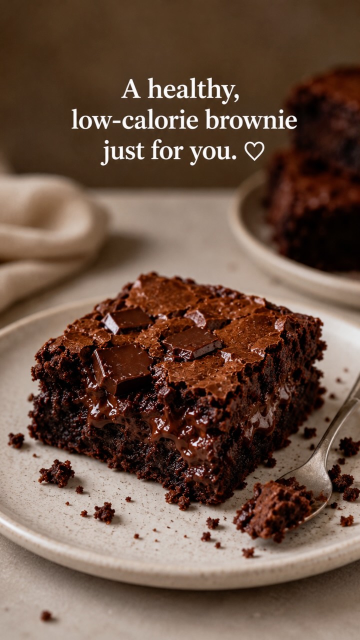 Healthy High-Protein Banana Cocoa Brownies by Fernandashaw