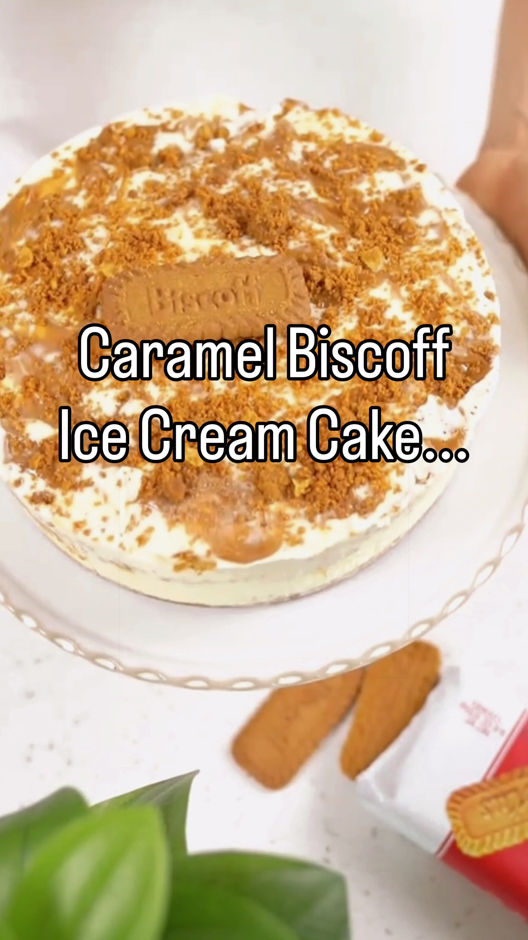 Caramel Biscoff Ice Cream Cake by Embraceflavor