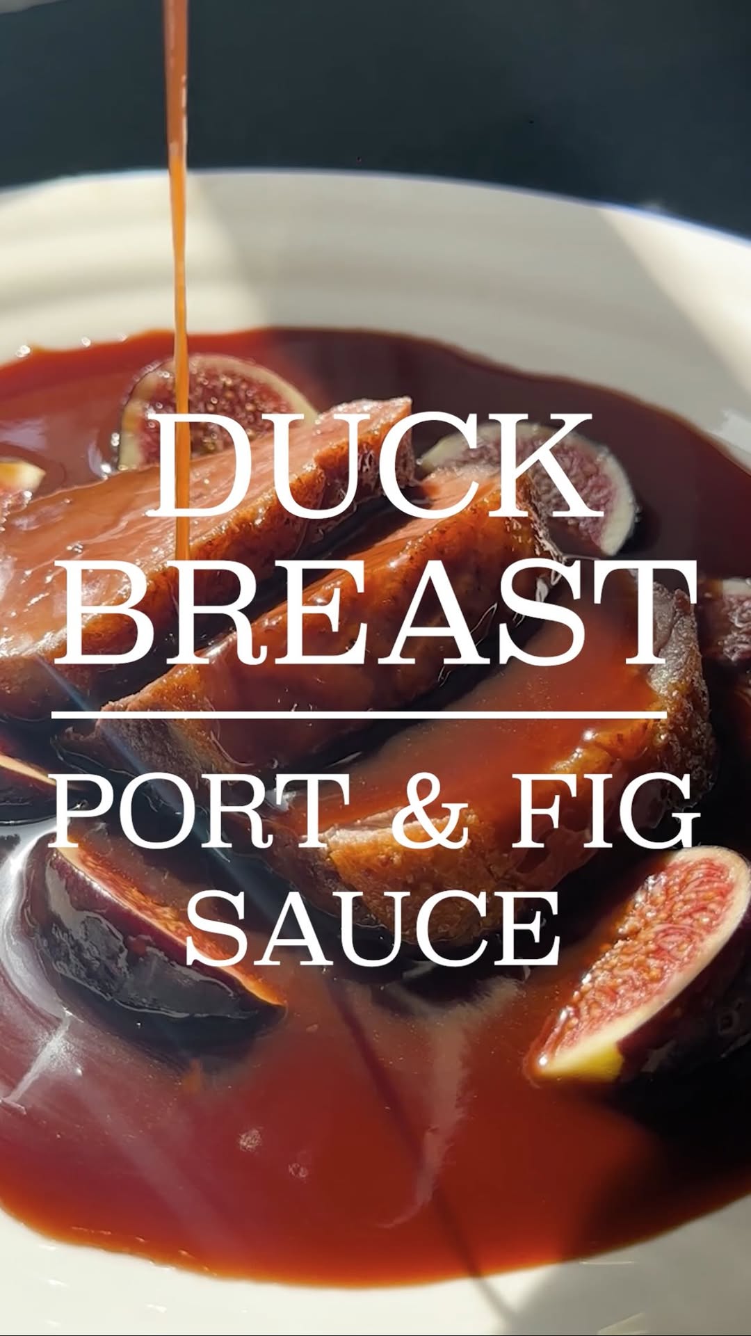 Pan-Seared Duck Breast with Fig Port Reduction by Ed Cudlipp