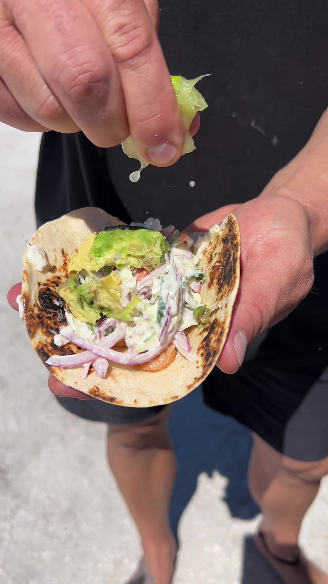 Fresh Catch Shrimp and Snapper Tacos by Firstnamewild