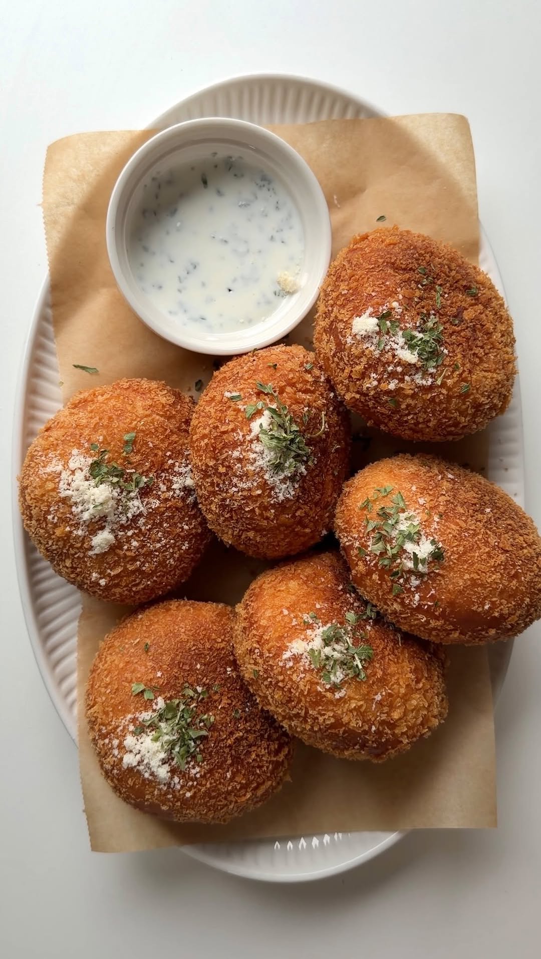 Garlic Parmesan Steak Croquette Bread by Delicatekiitchen