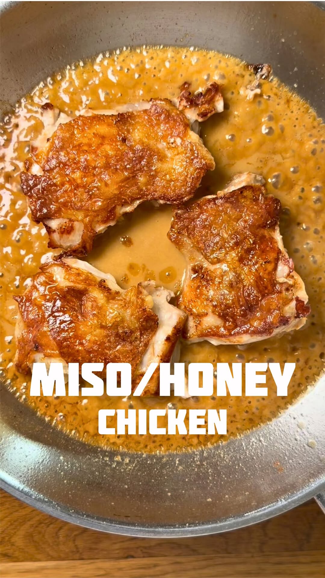 Miso Honey Chicken with Smashed Cucumber Salad by Lucas Vallecillos
