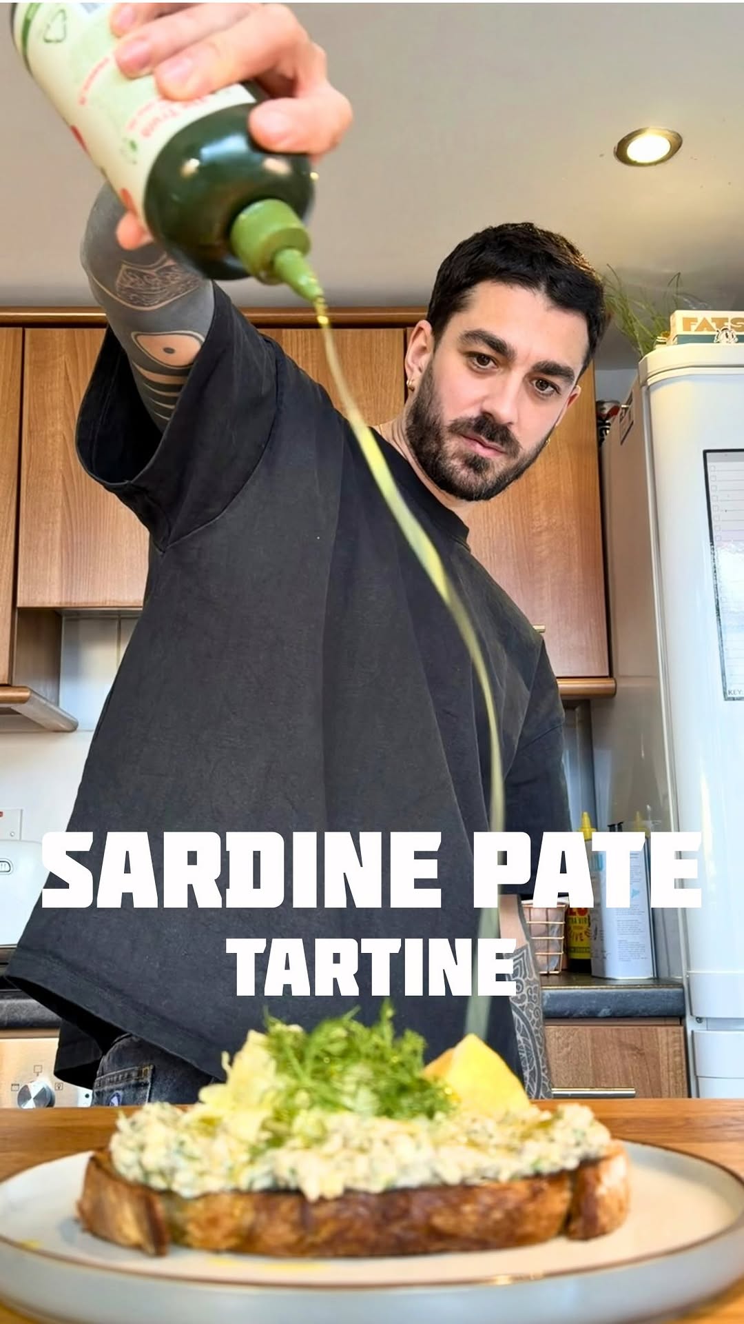 Sardine Pâté and Fennel Salad Tartine by Lucas Vallecillos