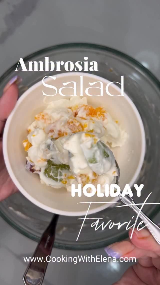 Classic Ambrosia Salad by Stress Free Recipes