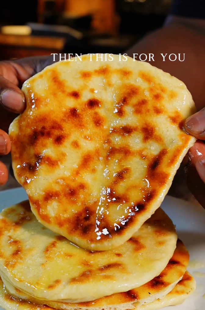 Homemade Fluffy Butter Naan by Camcancoook