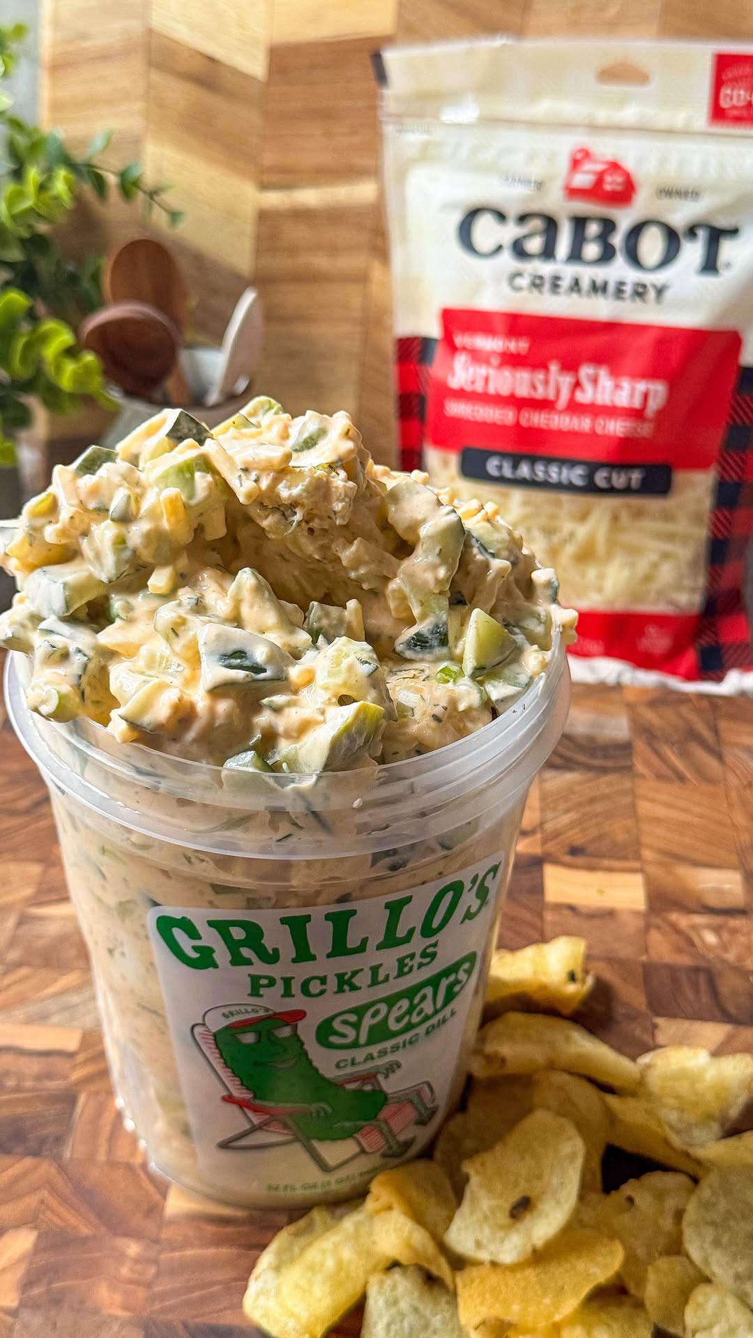 Big Dill Buffalo Pickle Dip by Dieteticaesthetic