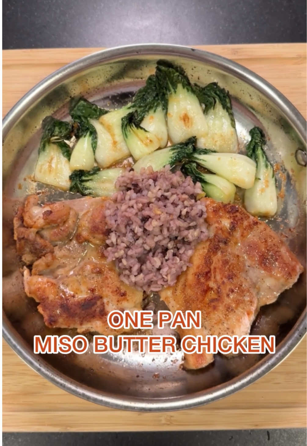 Miso Butter Chicken with Bok Choy by Saltsensitive