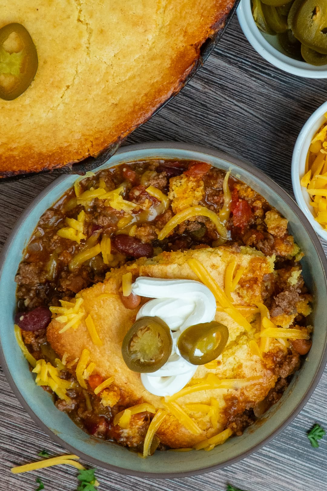 Chili Cornbread Casserole by Itsthatrecipeguy