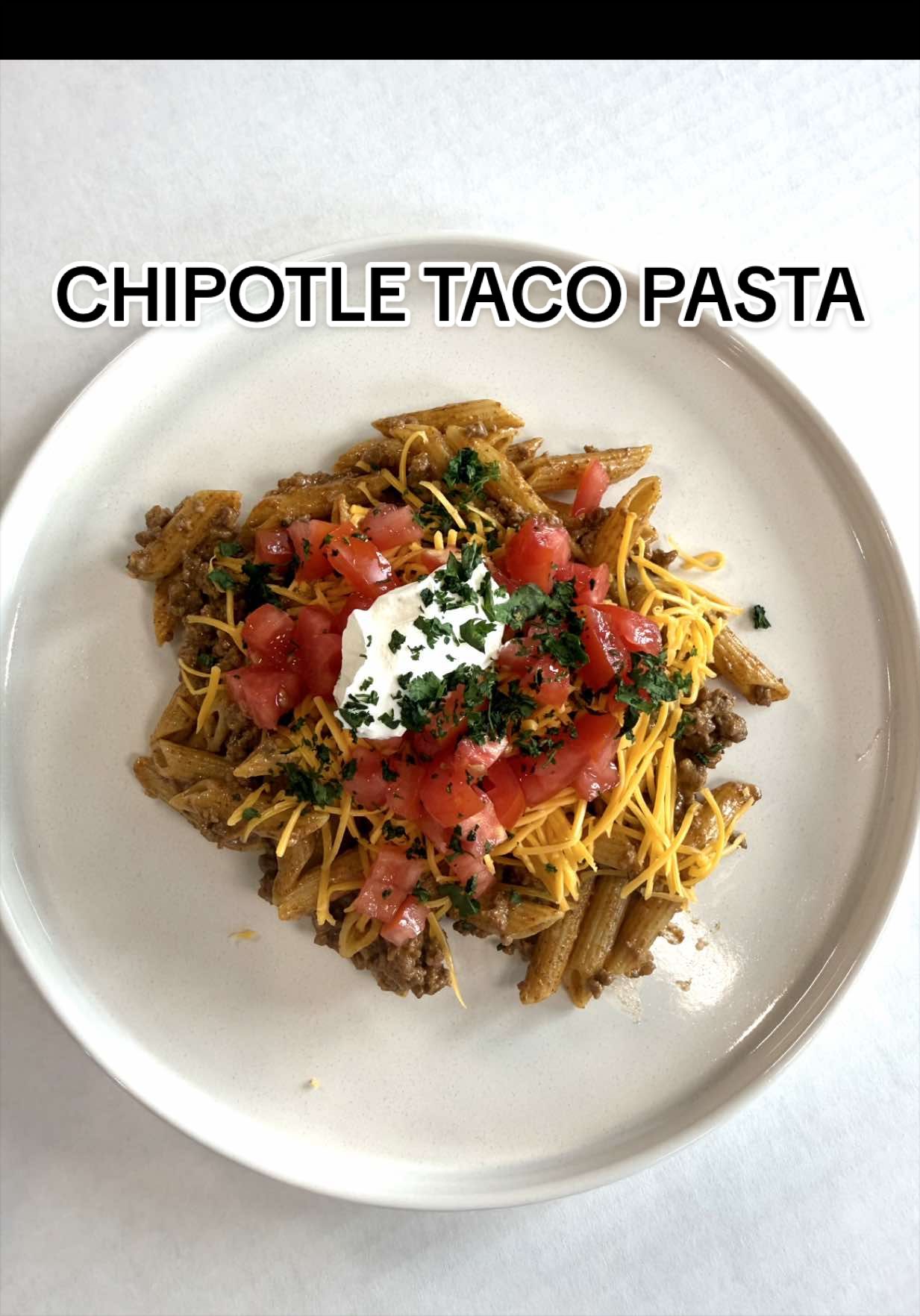 Chipotle Taco Pasta by Cookingwithmurph