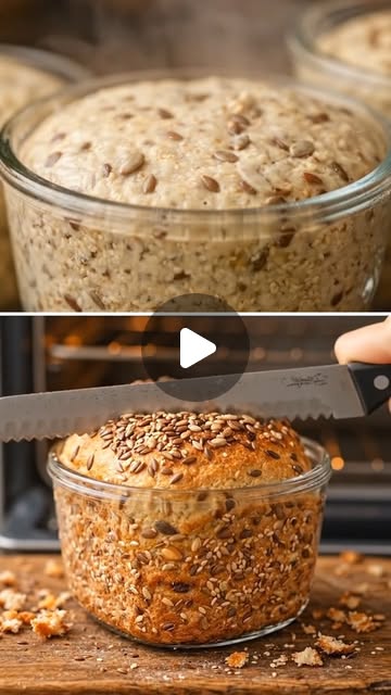 3-Ingredient Seeded Bread In A Jar by Mediterranean Bites 2026