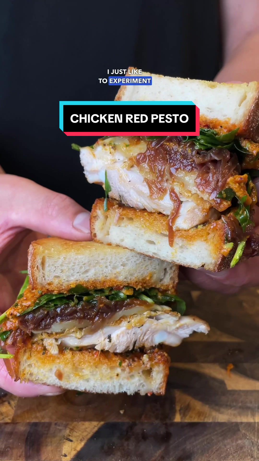 Chicken & Red Pepper Pesto Sandwich by Dansfoodforthought