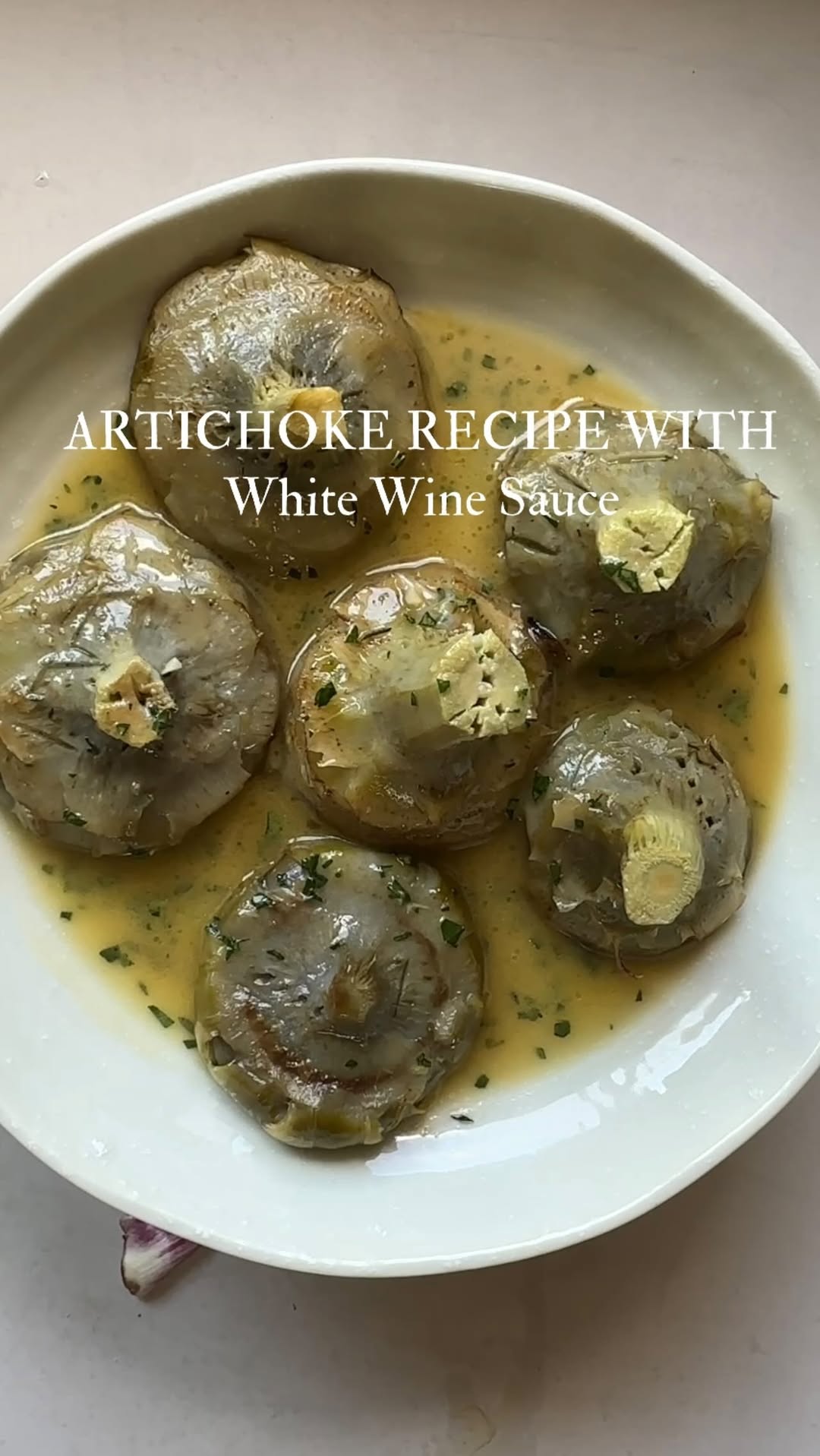 Braised Artichoke Hearts by Ammiskitchenig